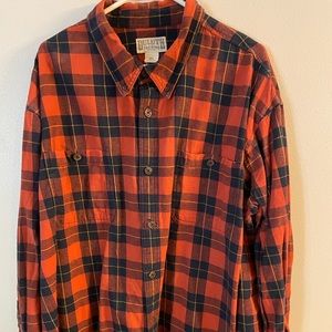 Duluth Trading Co, button down flannel XXL